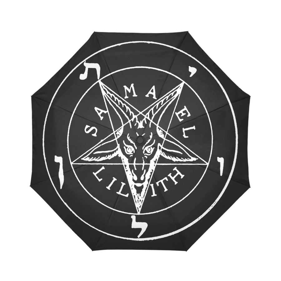 Sigil of Baphomet Automatic Foldable Umbrella