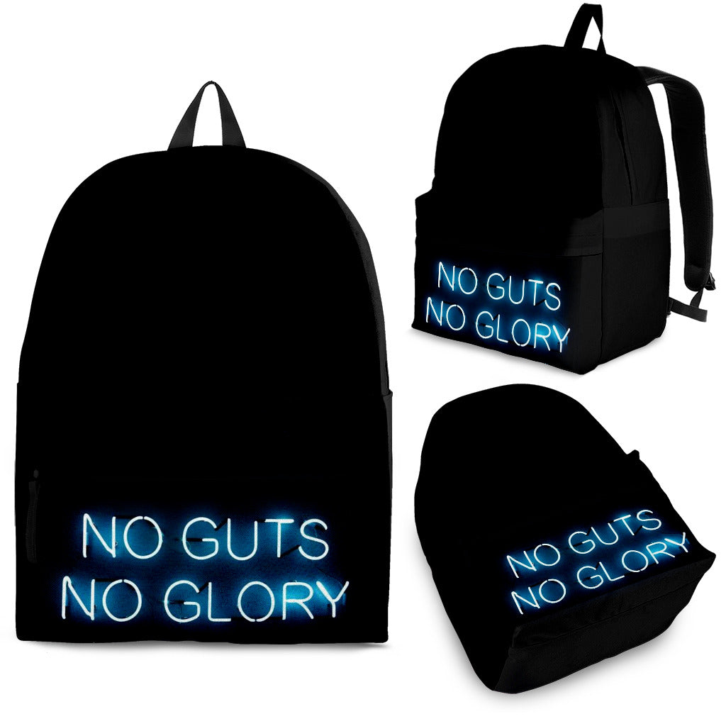 No Guts No Glory Backpack Artwork - aleph-zero
