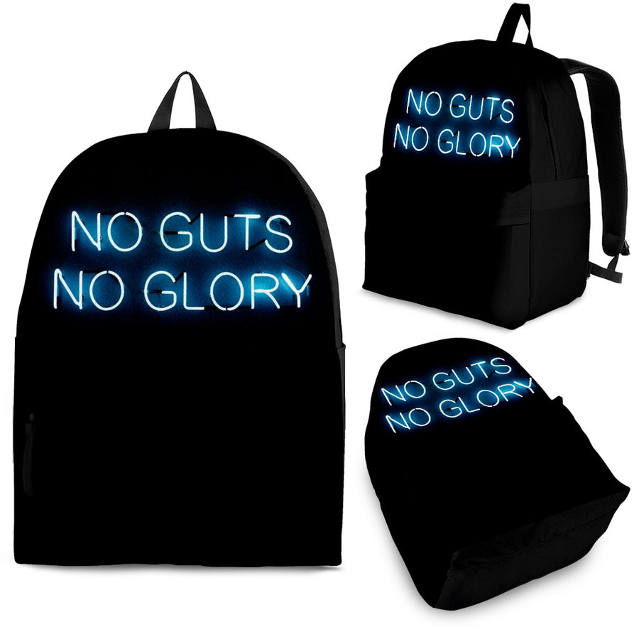 No Guts No Glory Backpack Artwork - aleph-zero