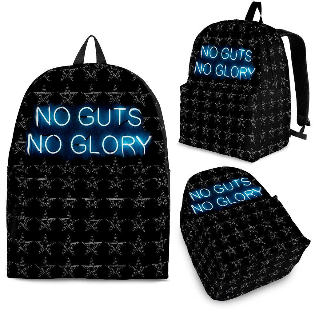 NO GUTS NO GLORY BACKPACK ARTWORK - aleph-zero