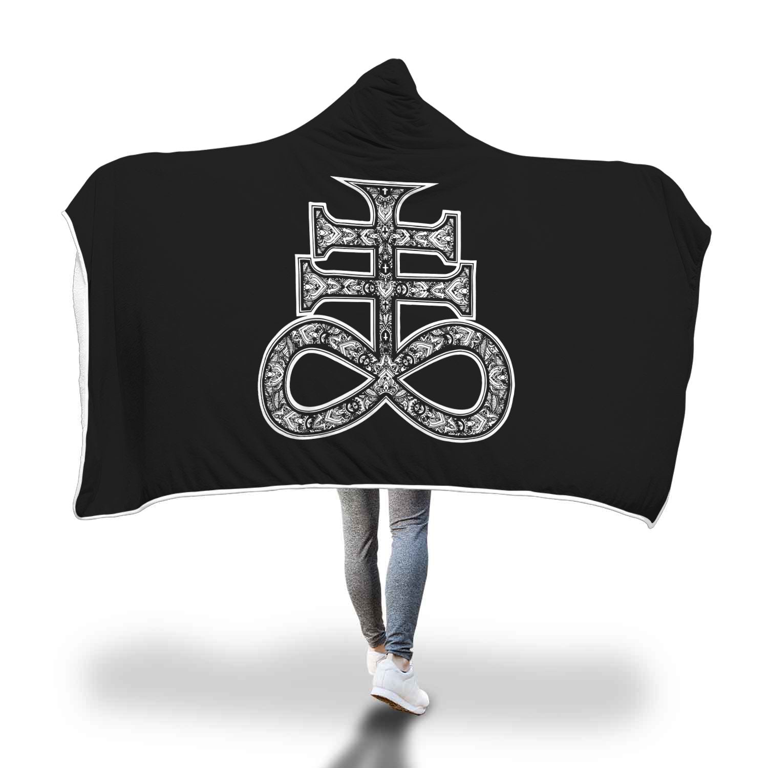The Leviathan Cross hooded blanket