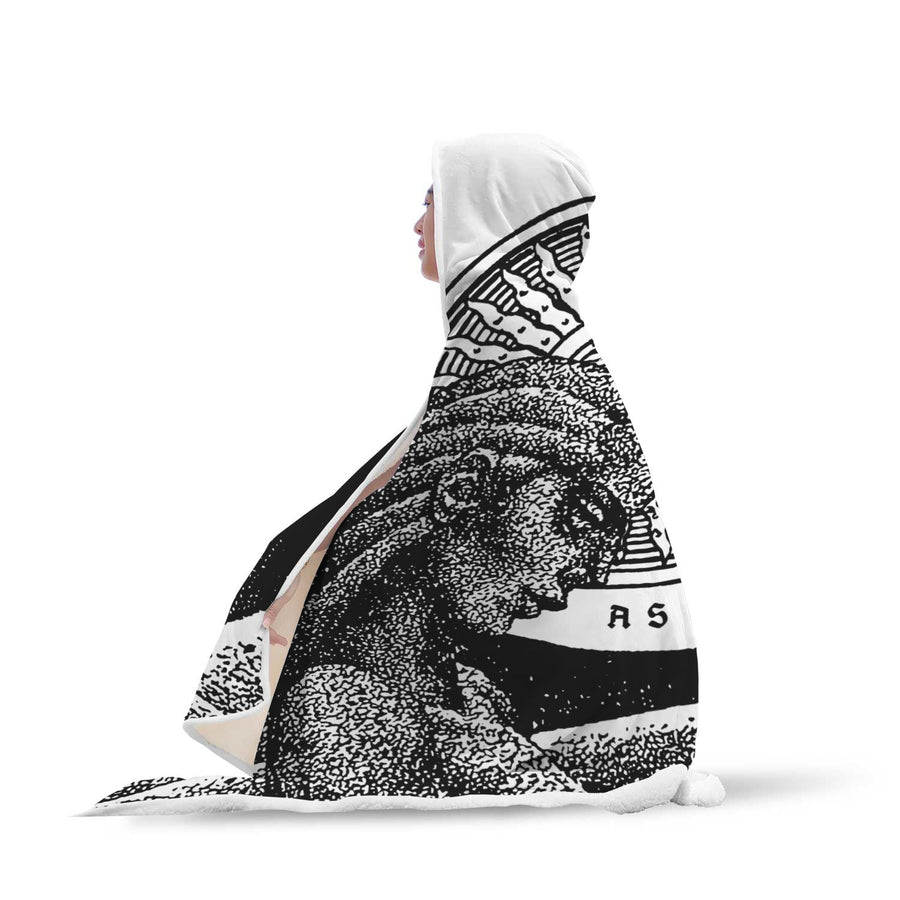 As above so below wiccan hooded blanket