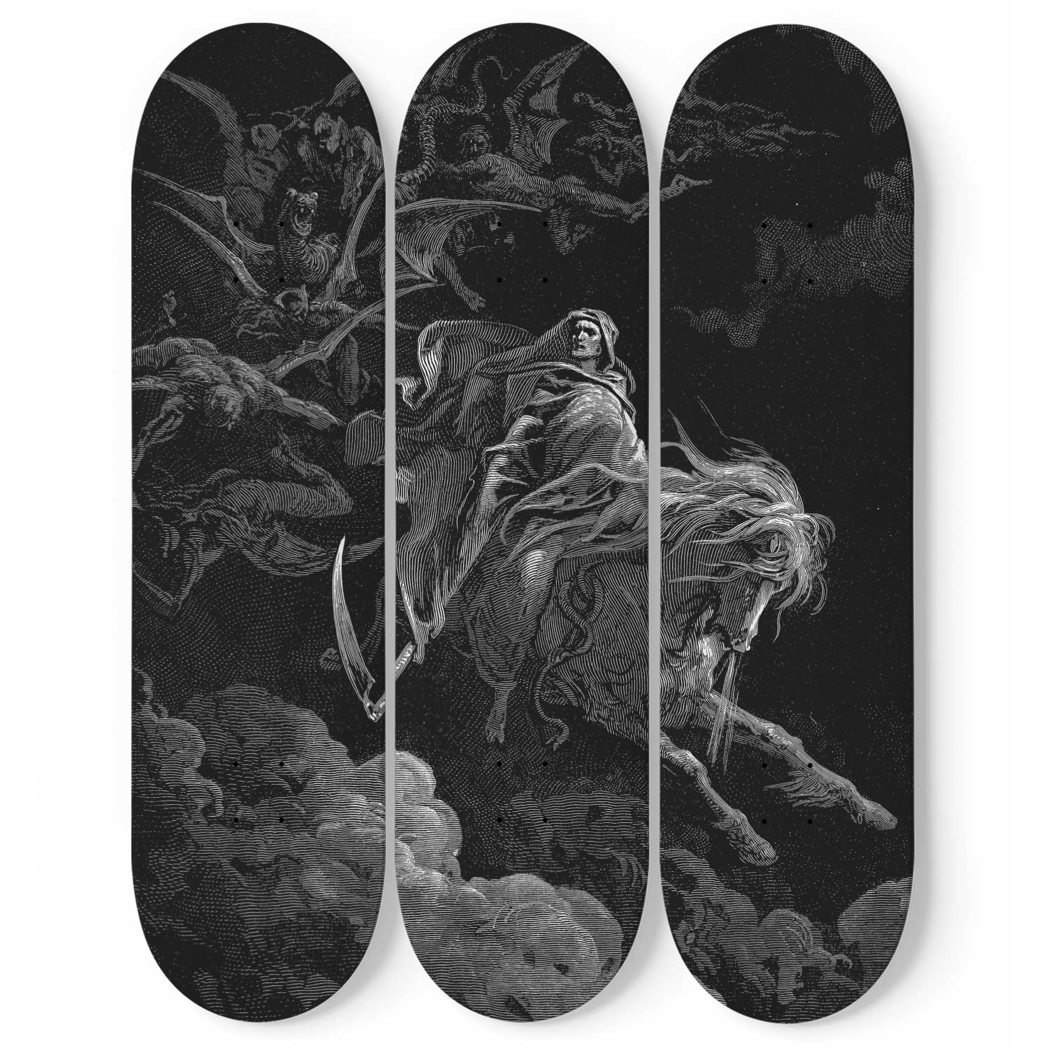 Death On The Pale Horse 3deck Wall Art