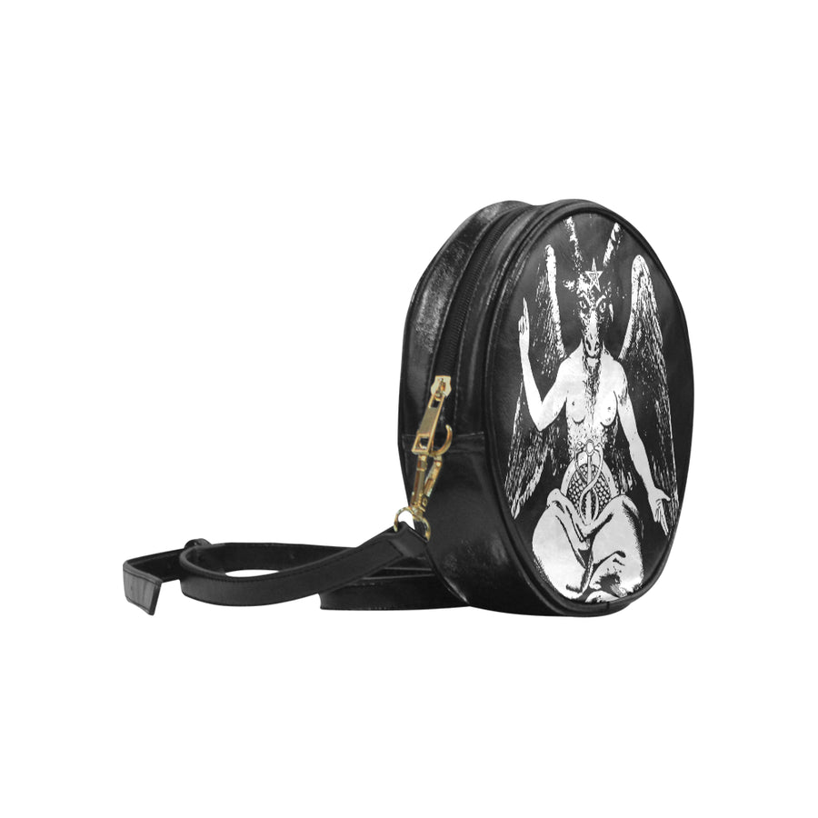 The Baphomet Round Messenger Bag