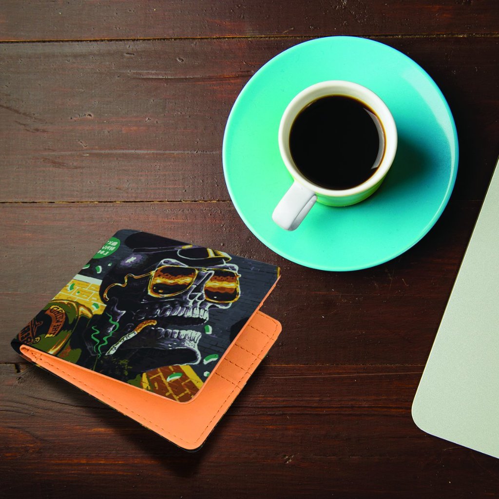 The Awesome graffiti Skull Man wallet