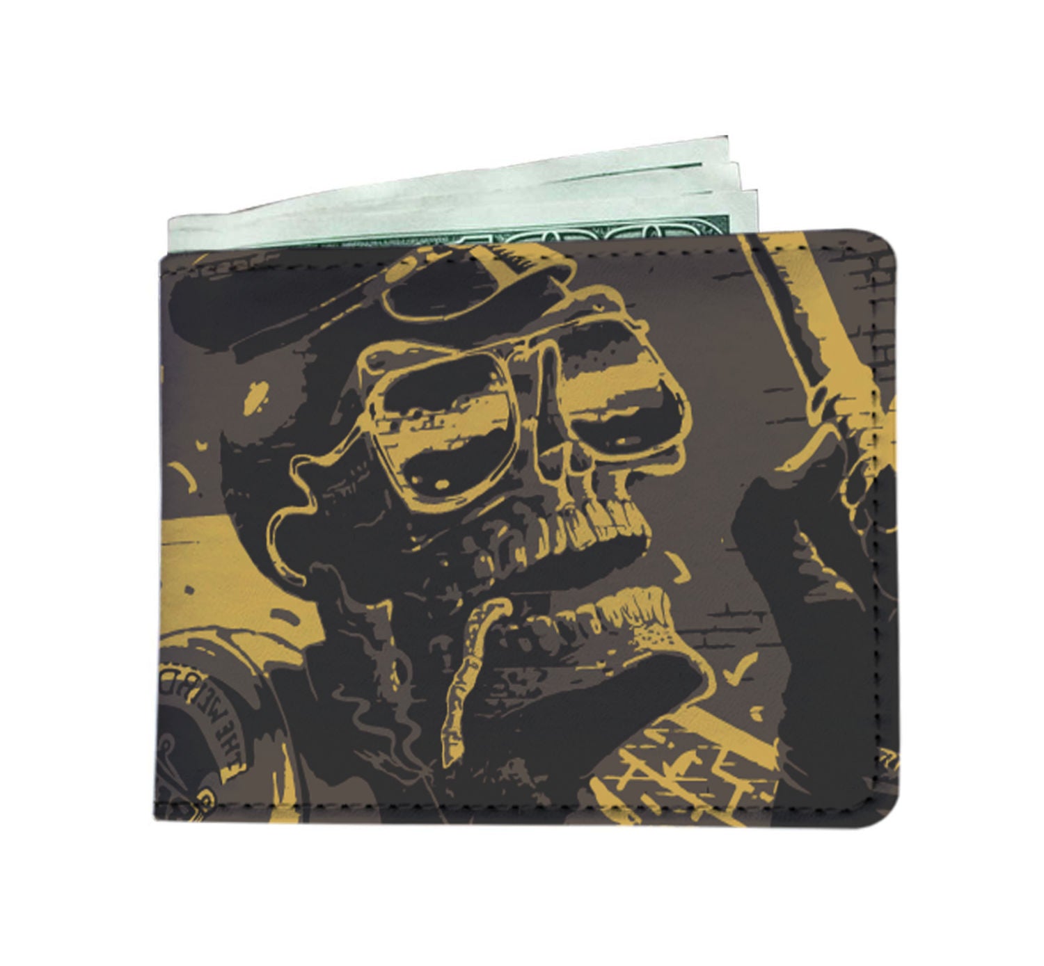 Graffiti Skull Man wallet