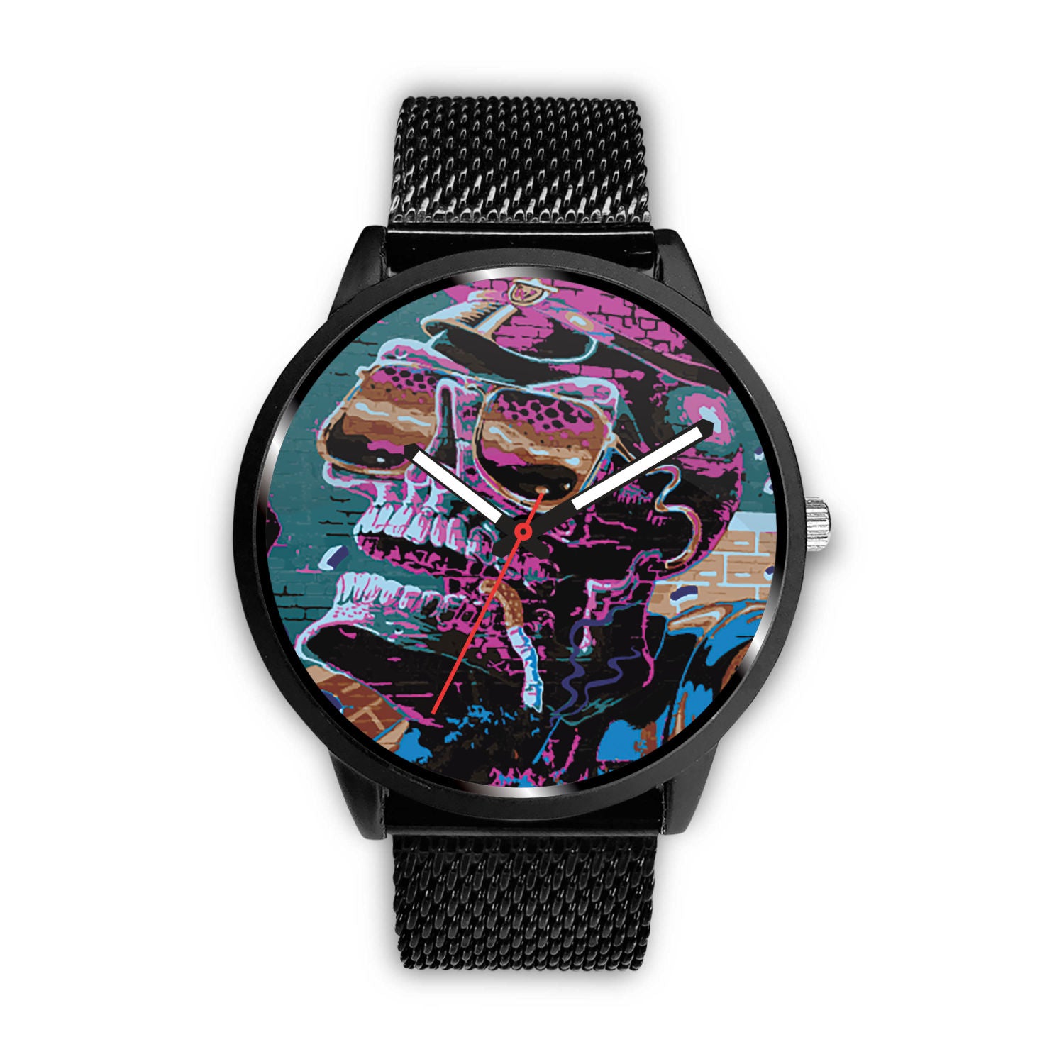 The graffiti skull watch