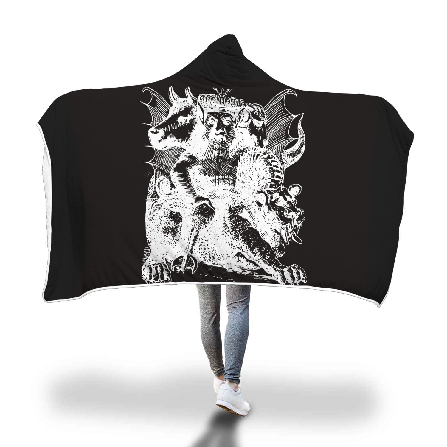 Satan's keeper hooded blanket