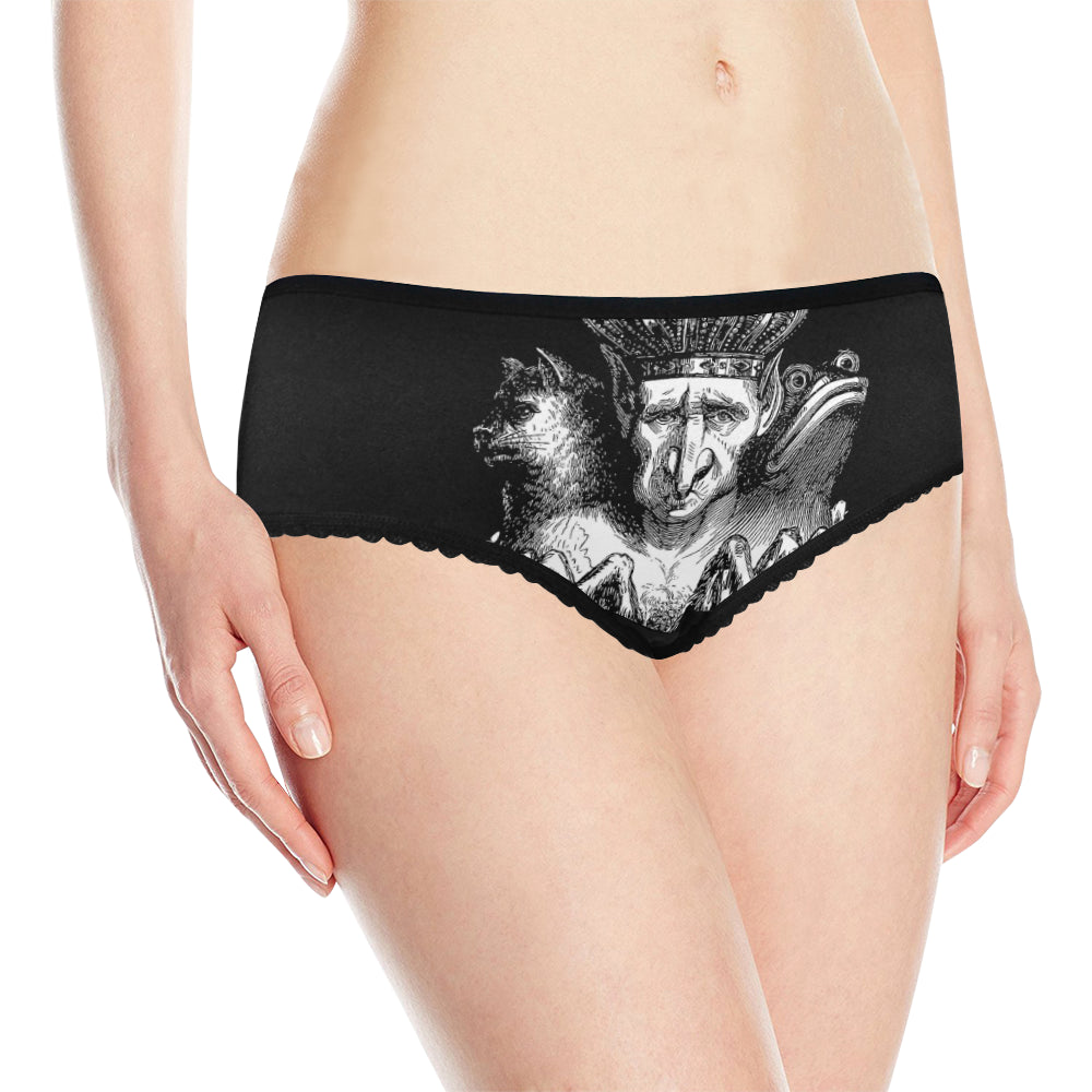 Women's defining_the_demonic_8 Classic Briefs