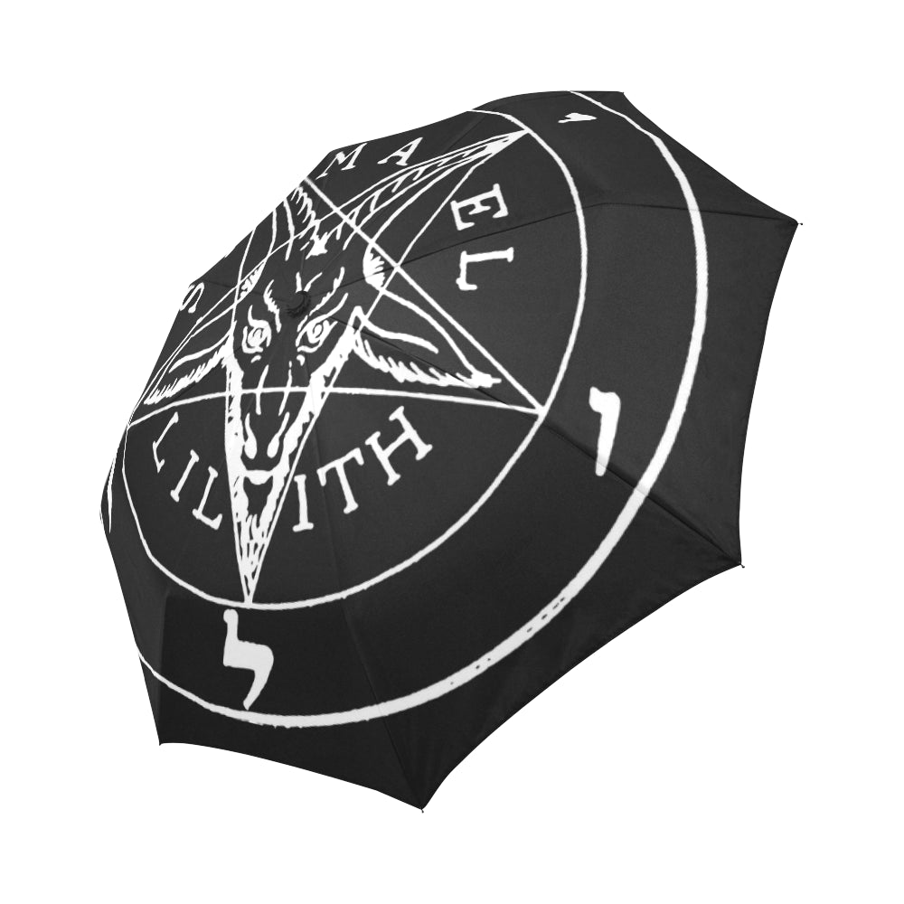 Sigil of Baphomet Automatic Foldable Umbrella