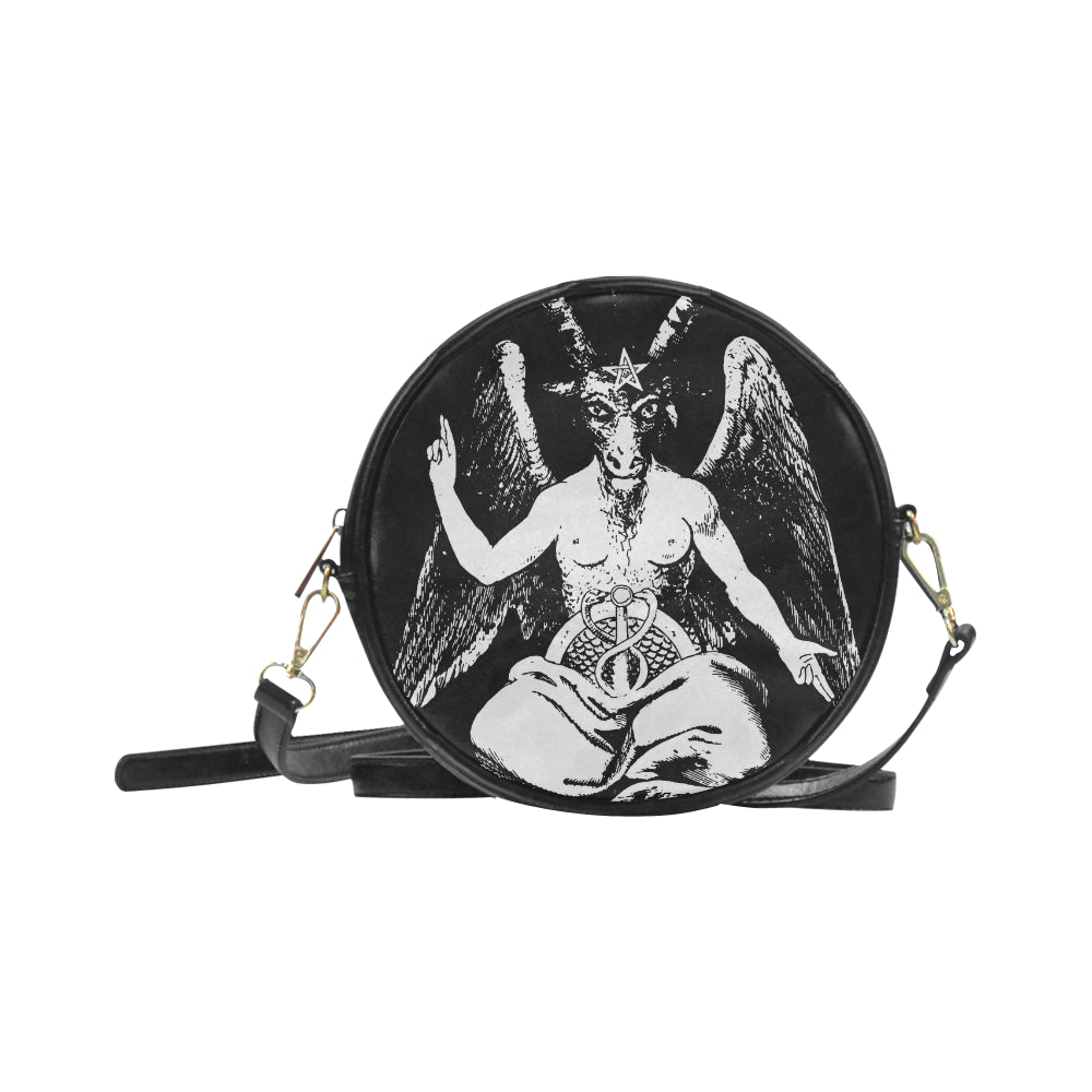 The Baphomet Round Messenger Bag