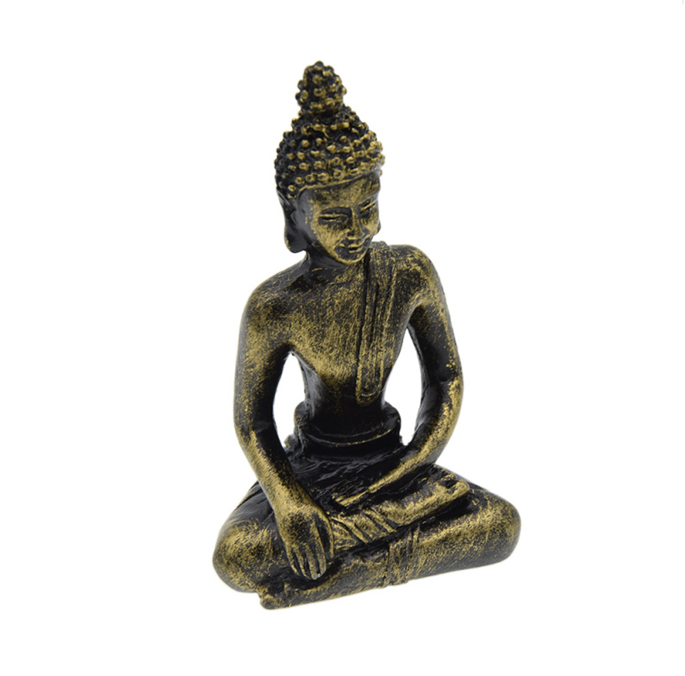 ZEN Garden Set: Buddha, Tealight Holder, Incense Burner,Rake Collectables - aleph-zero