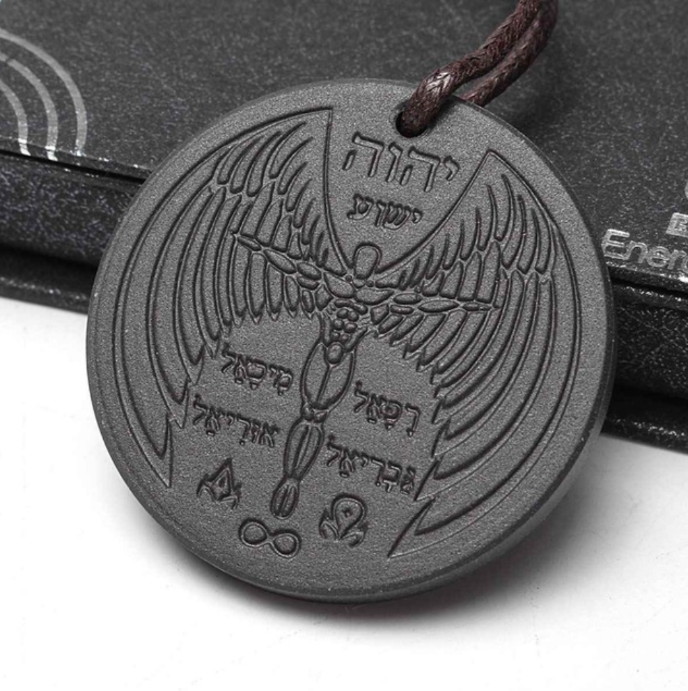Angel Spiritual Design Quantum Scalar Energy Pendant - aleph-zero