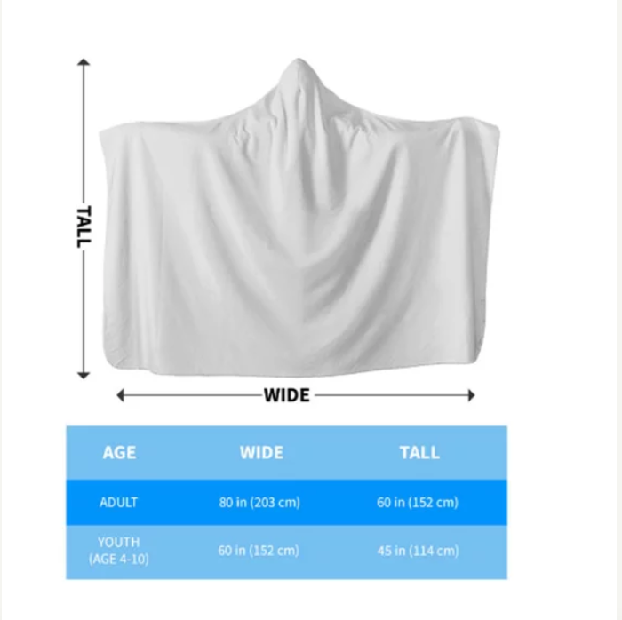 The Satan's Star protection Hoodie blanket