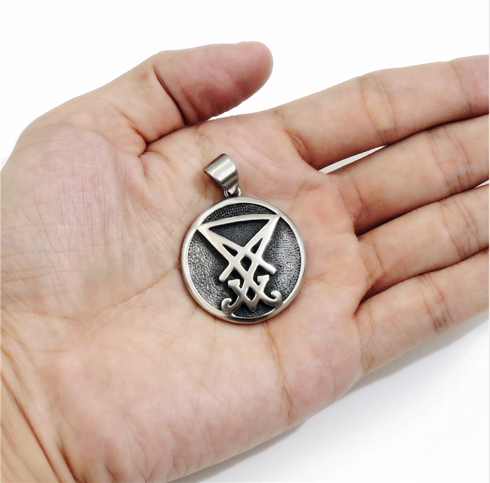 Sigil of Lucifer Stainless Steel Seal of Satan