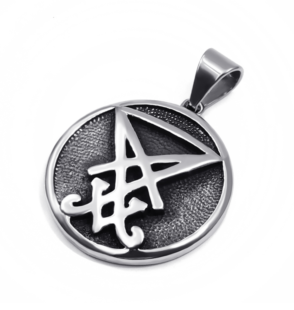 Sigil of Lucifer Seal of Satan Pendant