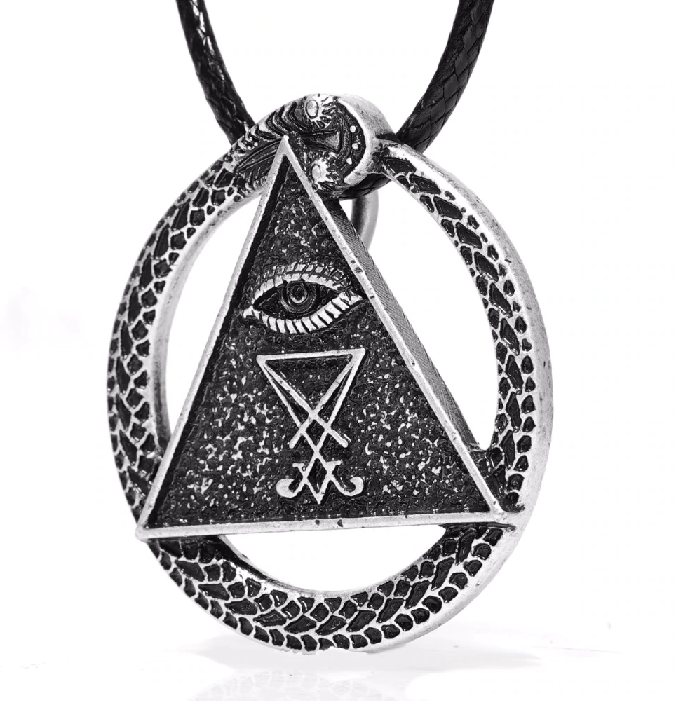 Sigil of Lucifer - Eye Amulet Snake Necklaces