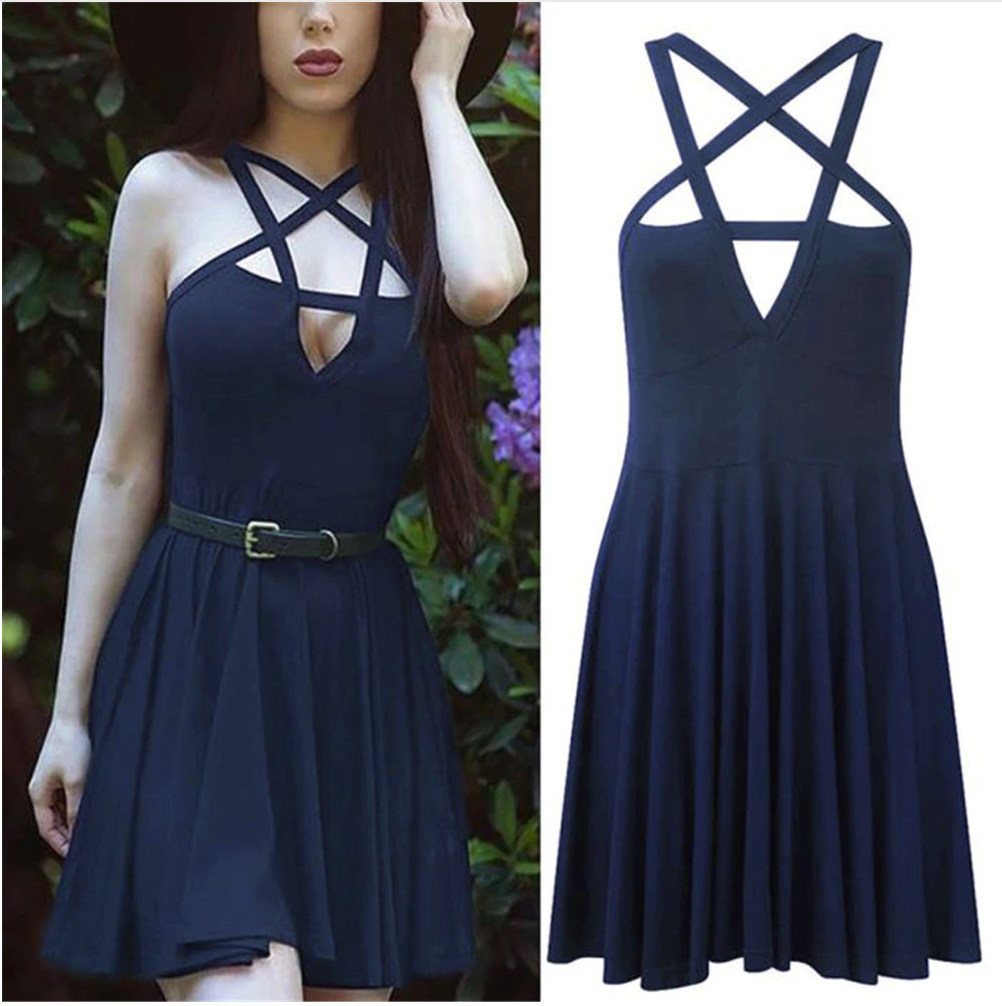 Sexy Pentacle Mini Dress