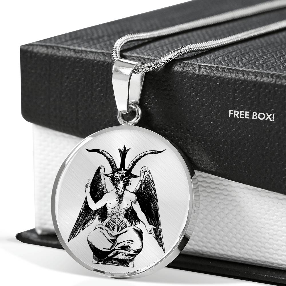 The Baphomet Luxury Circle Pendant Necklace