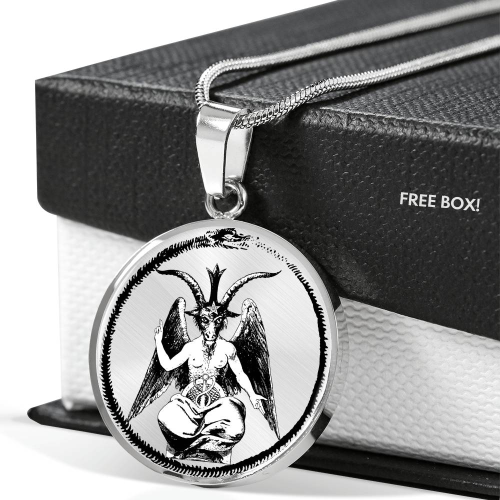 The Baphomet ouroboros Luxury Necklace