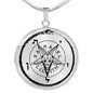 Sigil of Baphomet silver luxury necklace