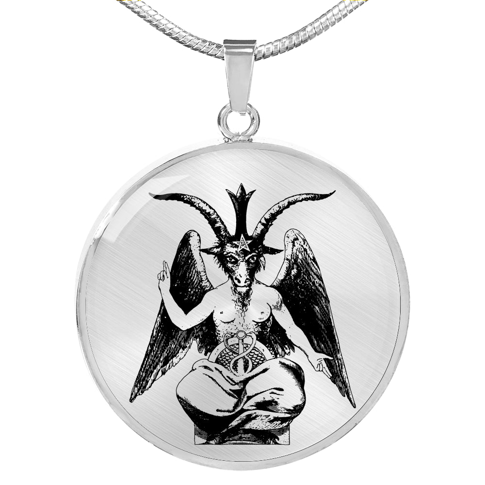 The Baphomet Luxury Circle Pendant Necklace