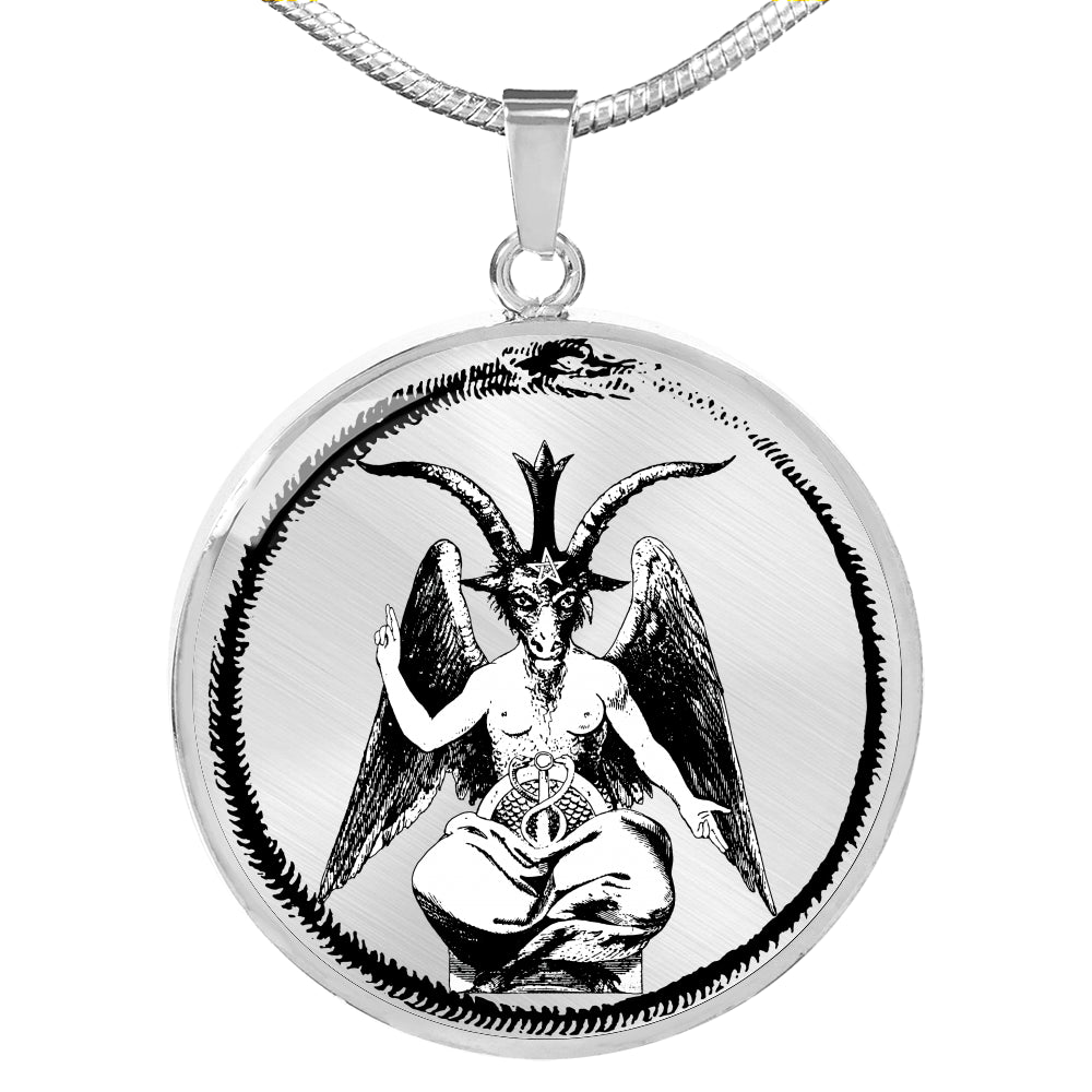 The Baphomet ouroboros Luxury Necklace
