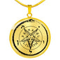 Sigil of Baphomet silver luxury necklace