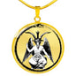 The Baphomet ouroboros Luxury Necklace
