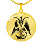 The Baphomet Luxury Circle Pendant Necklace