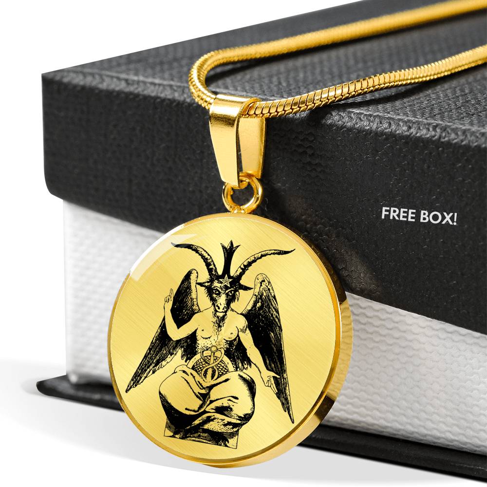 The Baphomet Luxury Circle Pendant Necklace