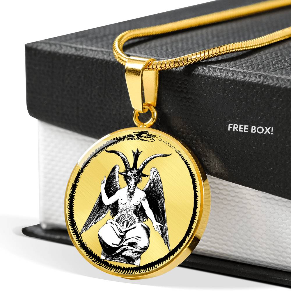 The Baphomet ouroboros Luxury Necklace