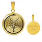 Sigil of Baphomet silver luxury necklace