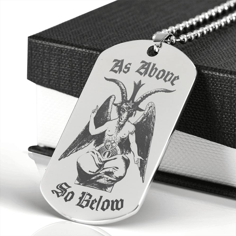 The Baphomet Dog Tag