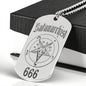 Satan Anarchist DogTag