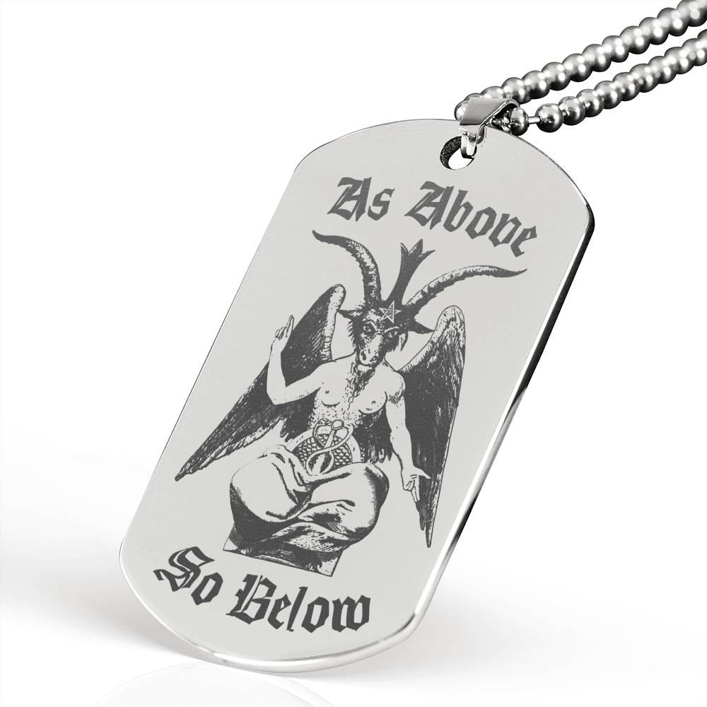 The Baphomet Dog Tag