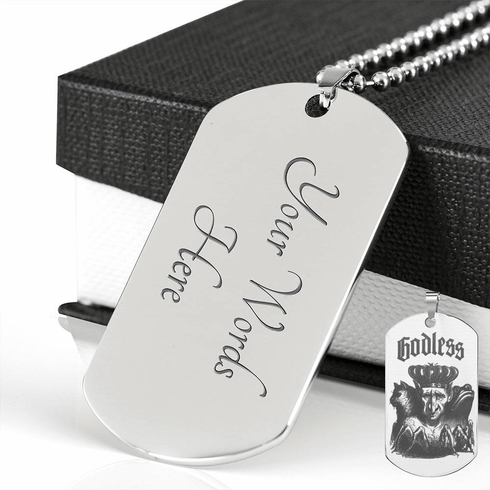 Belial Godless DogTag