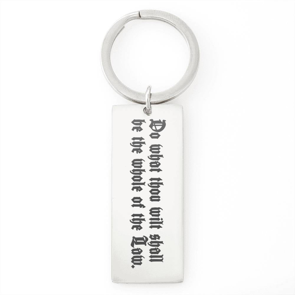 Do What Thou Wilt keyring
