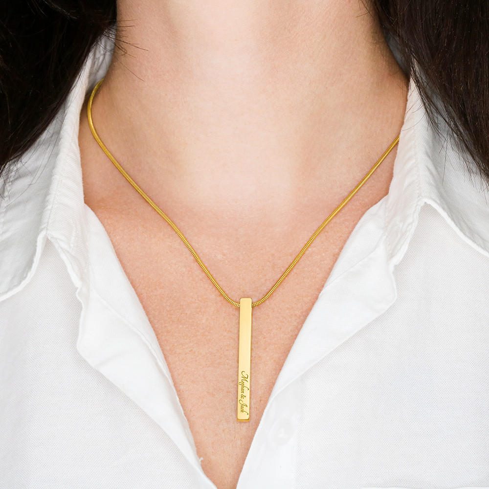 The Vertical Stick Necklace