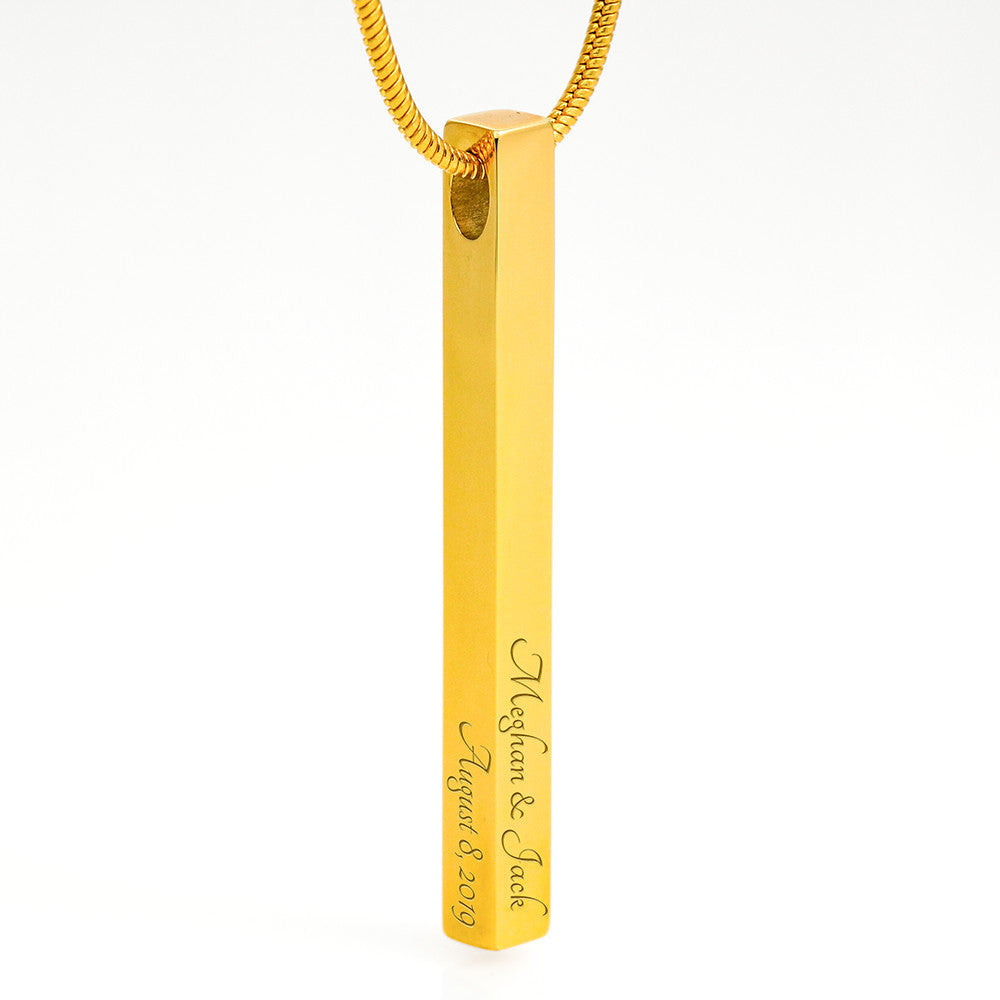 The Vertical Stick Necklace