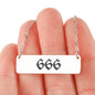 666 Bar Necklace