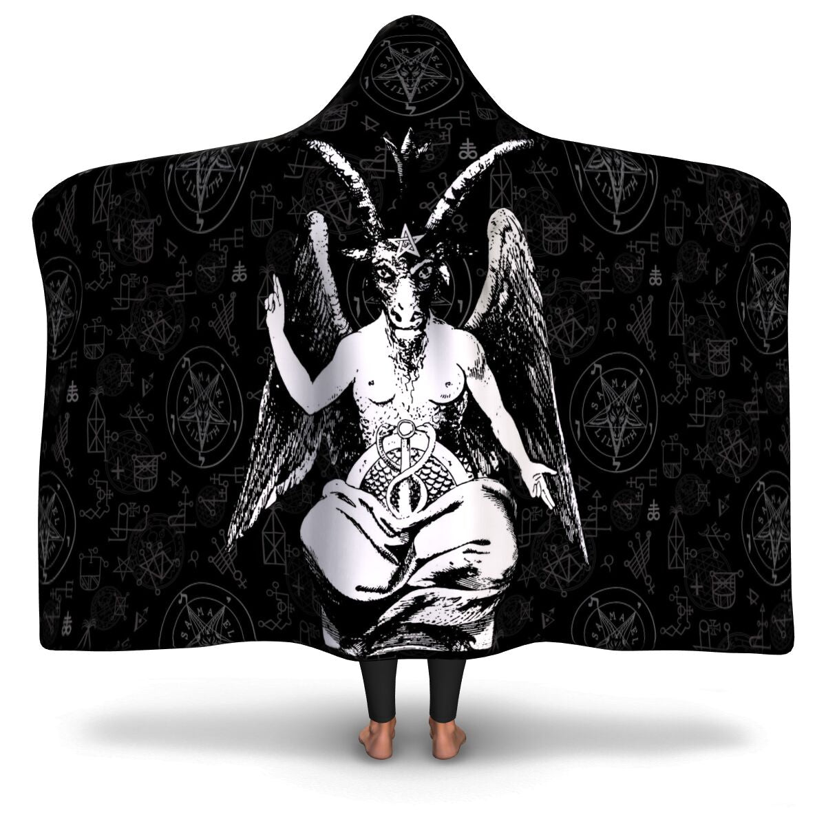 BAPHOMET SUB HODED BLANKET