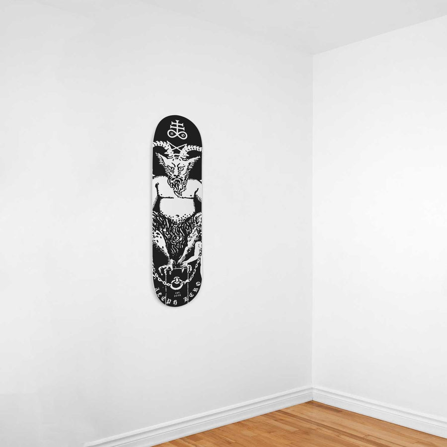 The Devil skateboard deck wall art