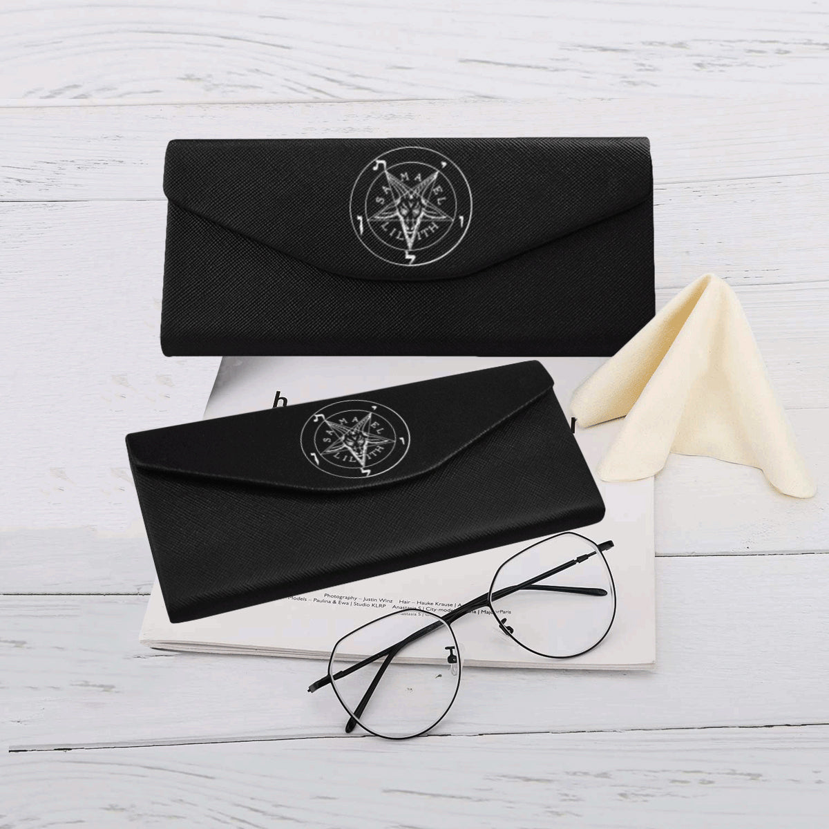 The Sigil of Baphomet Foldable Glasses Case