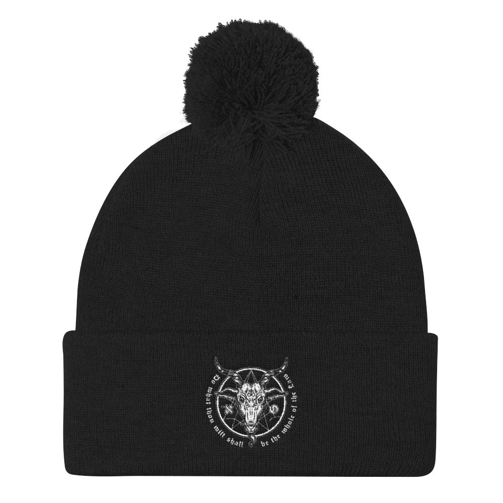 The Goathead Pom Pom Knit Cap