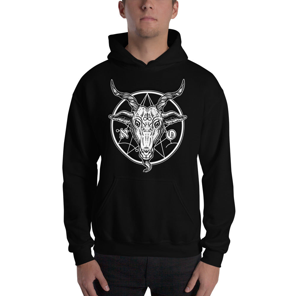 Goat head ﻿Classic Adult Hooded Sweatshirt