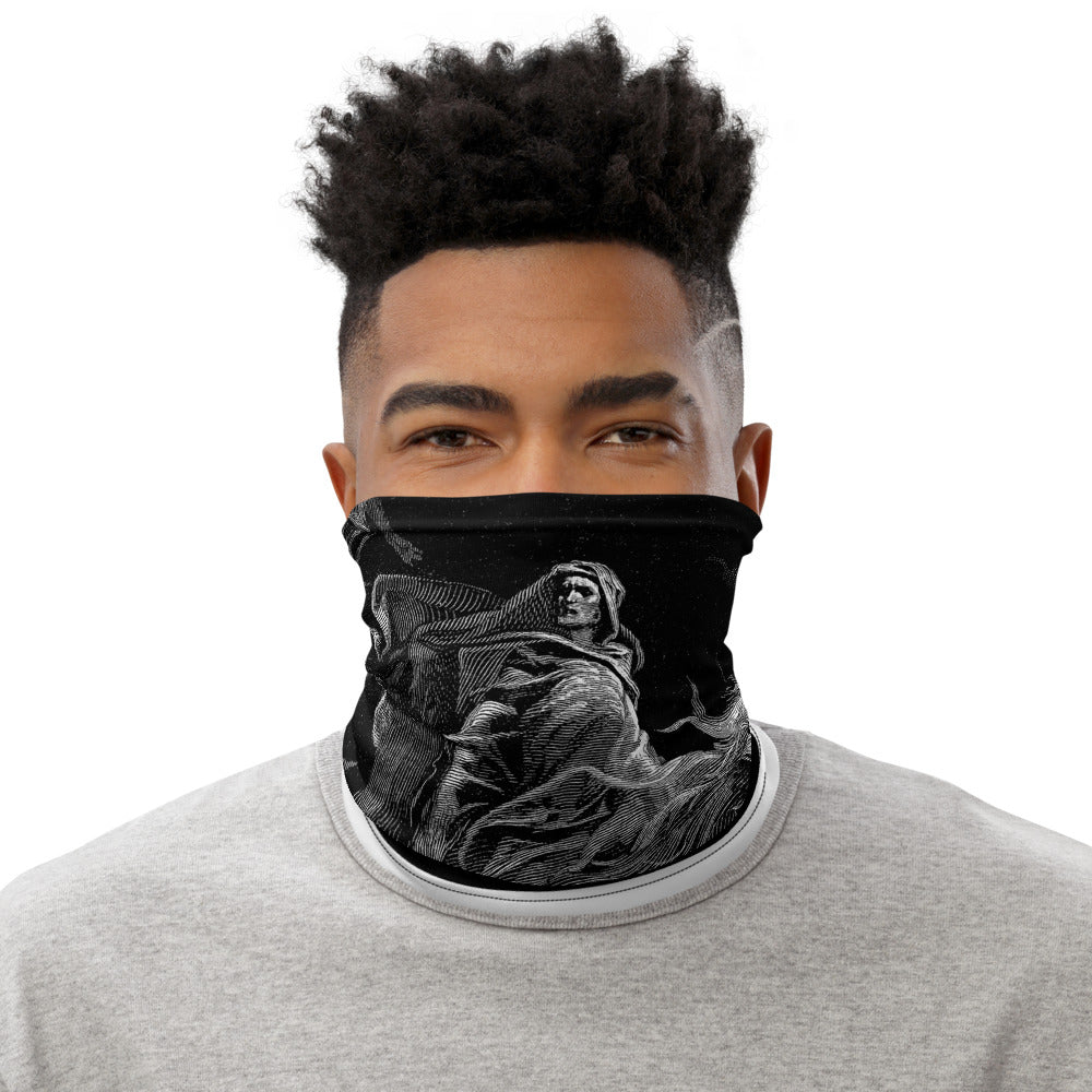 Death on the pale horse Neck Gaiter