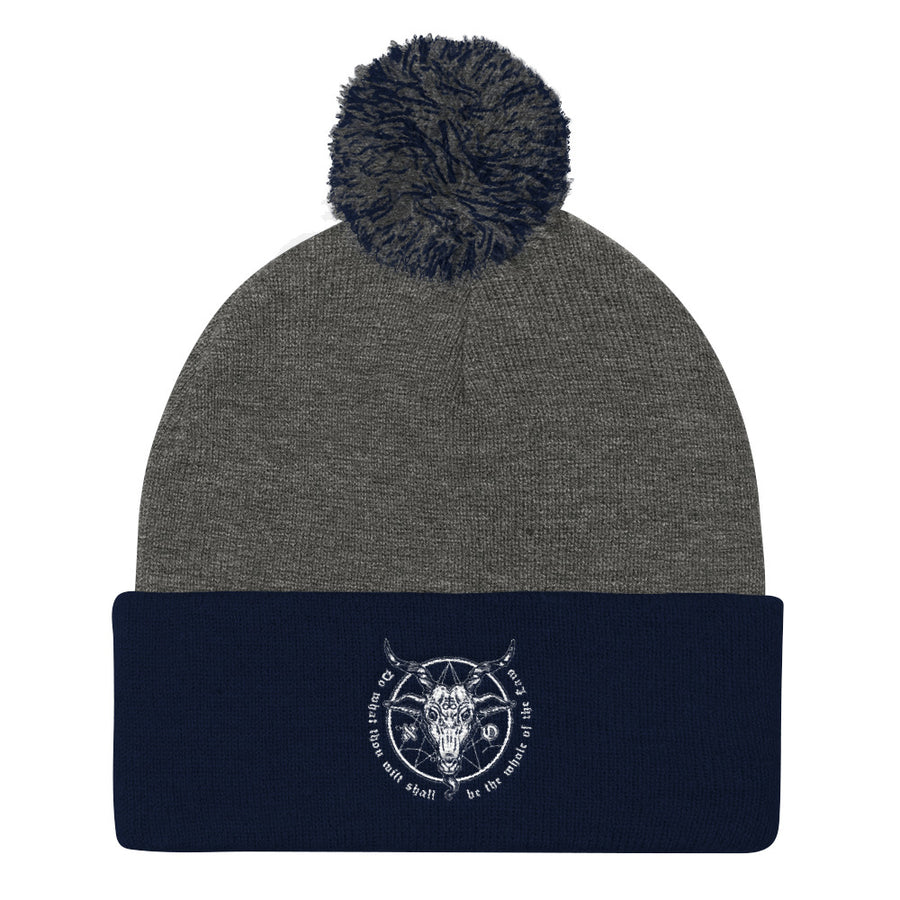 The Goathead Pom Pom Knit Cap