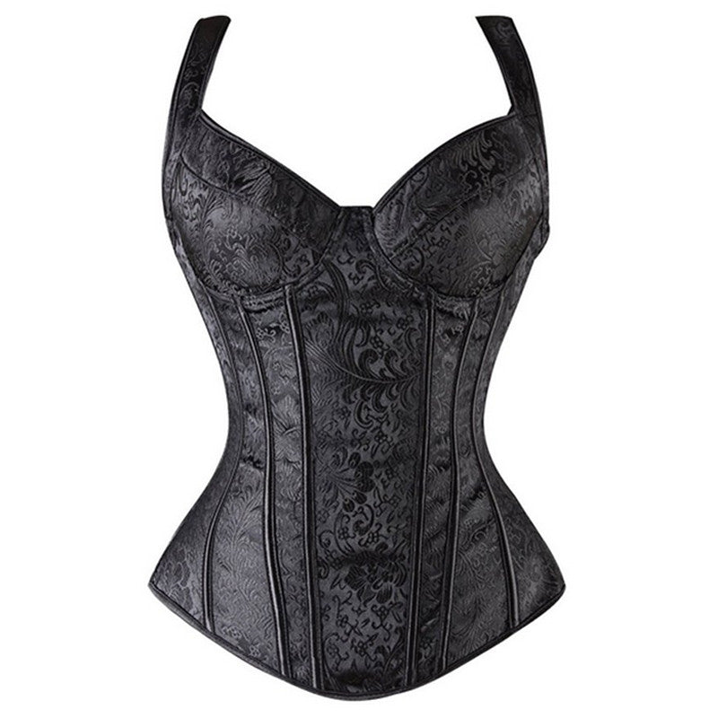 Gothic sexy corselet Bustier steampunk waist trainer - aleph-zero