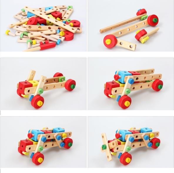 Montessori Wooden Building Kits - aleph-zero